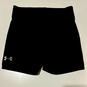 EUC Women’s Under Armour Heatgear Compression Shorts, Size